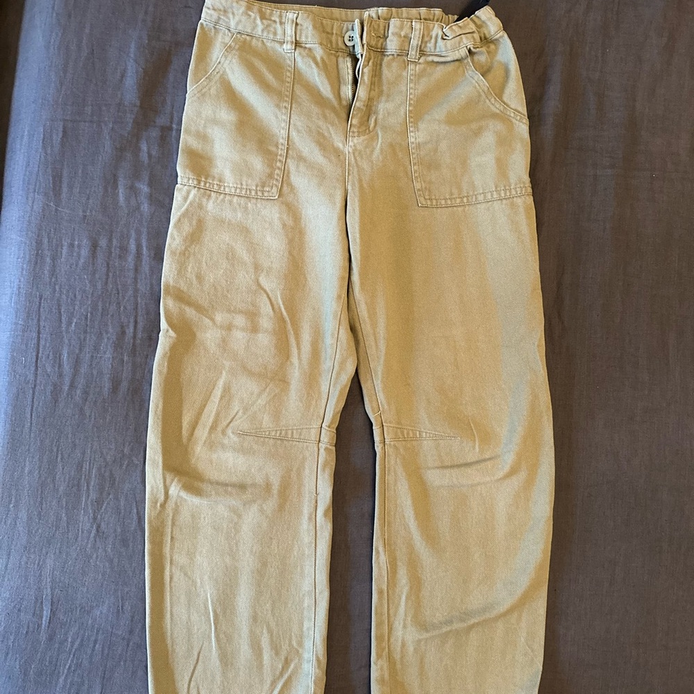 Art Class Girls Olive Barrel Pants